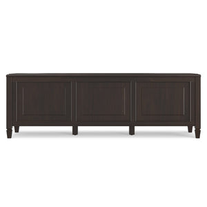 English Elm Connaught Solid Wood British Colonial Storage Trunk Bench for Entryway or Living Room B136P529278