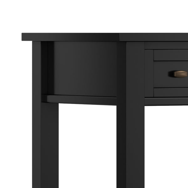 English Elm Warm Shaker Style Solid Pine Writing Desk with Bronze Hardware for Home Office B136P537796