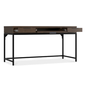 English Elm Sanford Solid Rubberwood Writing Desk with Iron Frame for Modern Home Office Use B136P565522