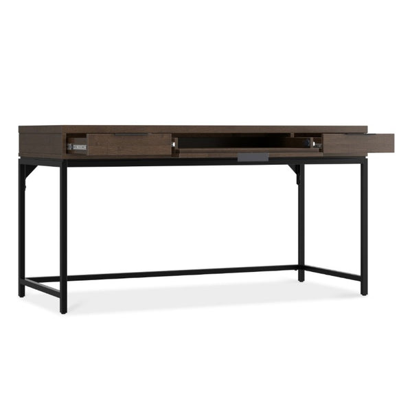 English Elm Sanford Solid Rubberwood Writing Desk with Iron Frame for Modern Home Office Use B136P565522