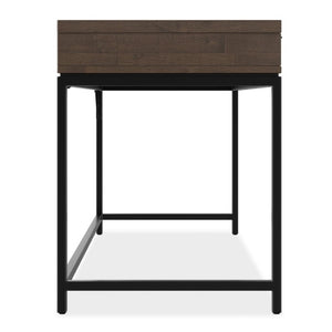 English Elm Sanford Solid Rubberwood Writing Desk with Iron Frame for Modern Home Office Use B136P565522