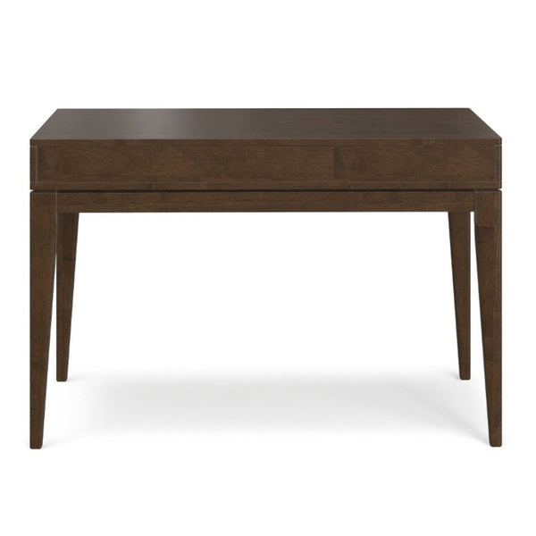 English Elm Wesley Mid-Century Solid Rubberwood Writing Desk with Drawers for Home Office B136P565523