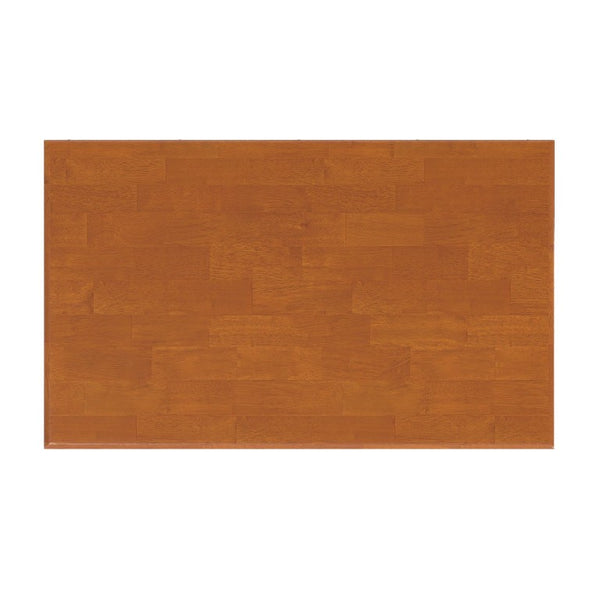 English Elm Draper Mid-Century 4 Drawer Dresser Rubberwood Teak Finish Tapered Legs Bedroom B136P588374