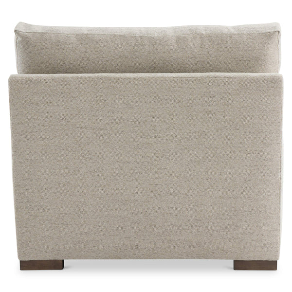 Bernhardt Fairfax Deep Seat Fabric Accent Chair with Track Arms and Tailored Base