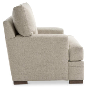 Bernhardt Fairfax Deep Seat Fabric Accent Chair with Track Arms and Tailored Base
