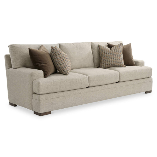 Bernhardt Bernhardt Fairfax Contemporary Fabric Sofa with T-back Pillows and Track Arms B1677A