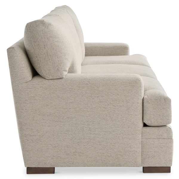 Bernhardt Fairfax Contemporary Fabric Sofa with T-back Pillows and Track Arms