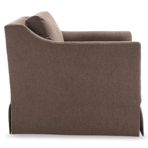 Bernhardt Langley Tailored Swivel Accent Chair with Plush Pillow for Modern Interiors