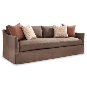 Bernhardt Bernhardt Langley Tailored Fabric Sofa with Bench Seat and Scoop Arms for Living Rooms B1727A