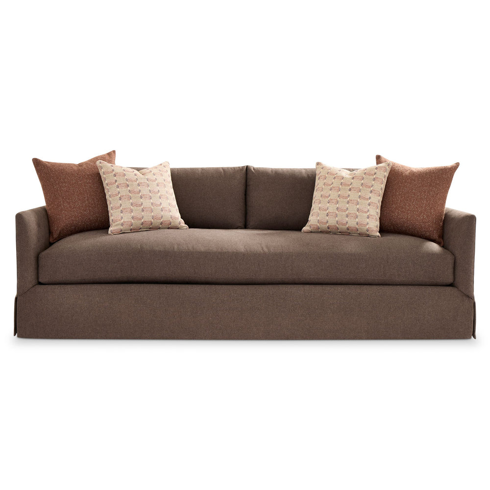 Bernhardt Bernhardt Langley Tailored Fabric Sofa with Bench Seat and Scoop Arms for Living Rooms B1727A
