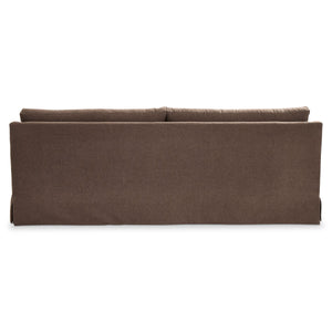 Bernhardt Langley Tailored Fabric Sofa with Bench Seat and Scoop Arms for Living Rooms