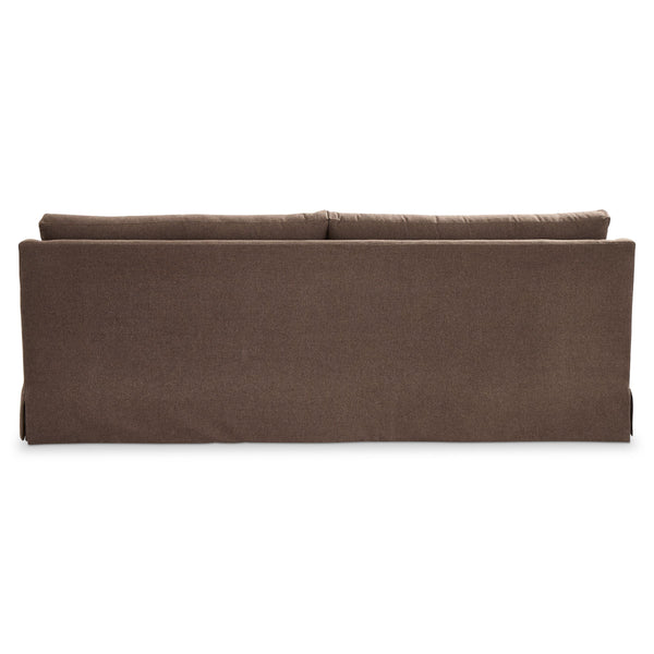 Bernhardt Langley Tailored Fabric Sofa with Bench Seat and Scoop Arms for Living Rooms