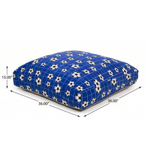 English Elm Sensory Crash Pad Fleece Foam Fill Landing Mat for Kids Jump Play Gym Use Blue B181P528594
