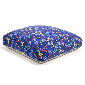 English Elm Sensory Crash Pad Fleece Foam Fill Landing Mat for Kids Jump Play Gym Use Blue Cars B181P528600