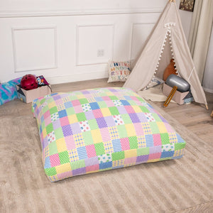 English Elm Sensory Crash Pad Fleece Foam Fill Landing Mat for Kids Jump Play Gym Use Pattern B181P528603