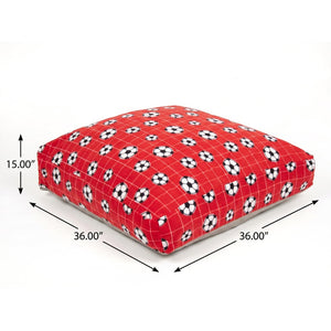 English Elm Sensory Crash Pad Fleece Foam Fill Landing Mat for Kids Jump Play Gym Use Red B181P528604