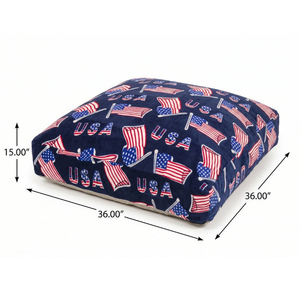 English Elm Sensory Crash Pad Fleece Foam Fill Landing Mat for Kids Jump Play Gym Use Blue+Red B181P528605