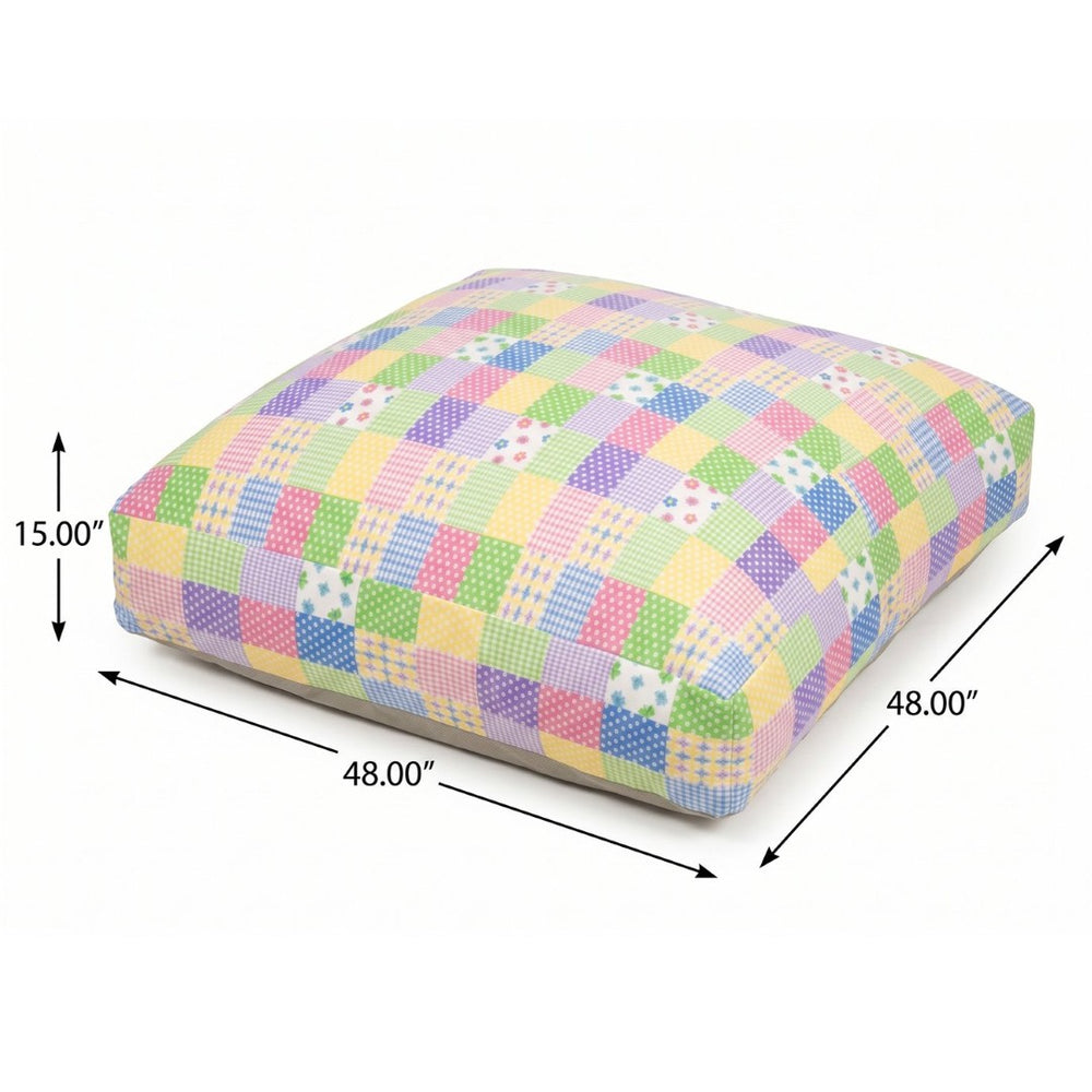 English Elm Sensory Crash Pad Soft Fleece Kids Play Mat with Dense Foam Fill and Washable Cover Pattern B181P530515