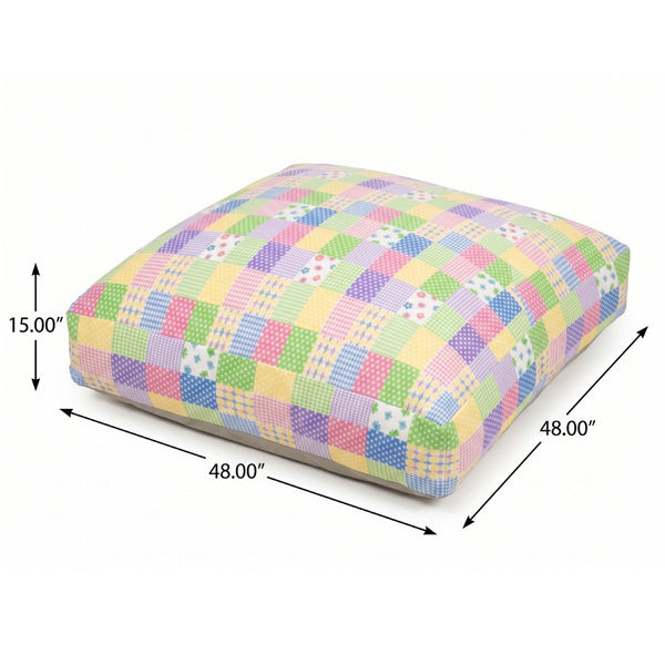 English Elm Sensory Crash Pad Soft Fleece Kids Play Mat with Dense Foam Fill and Washable Cover Pattern B181P530515