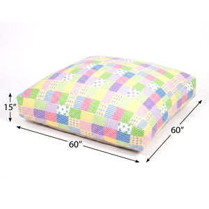 English Elm Sensory Crash Pad Foam Filled Fleece Mat for Kids Jumping Gymnastics Play Room Pattern B181P530564