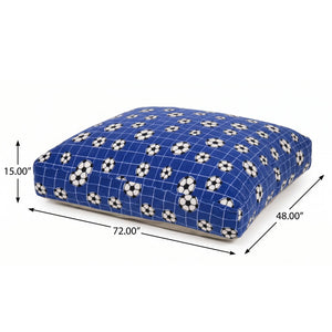English Elm Sensory Crash Pad Foam Filled Fleece Landing Mat for Kids Safe Jump Play Blue B181P530567