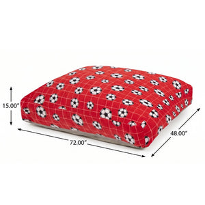 English Elm Sensory Crash Pad Foam Filled Fleece Landing Mat for Kids Safe Jump Play Red B181P530572