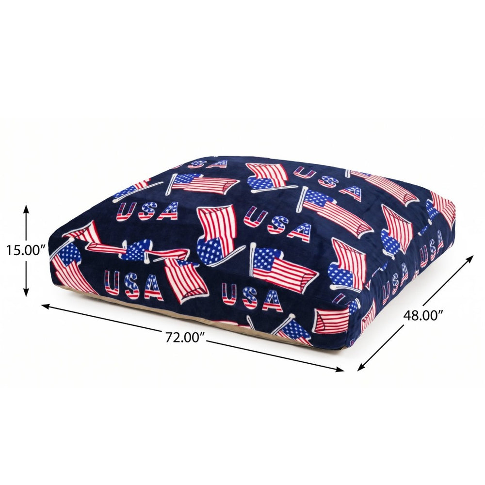 English Elm Sensory Crash Pad Foam Filled Fleece Landing Mat for Kids Safe Jump Play Light Baby Blue B181P530570