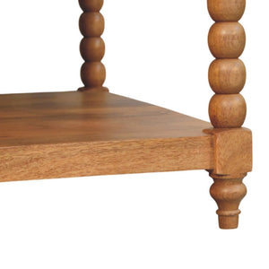 English Elm Solid Mango Wood Round Coffee Table Woven Rattan Bohemian Living Room Accent Teak B182P391935