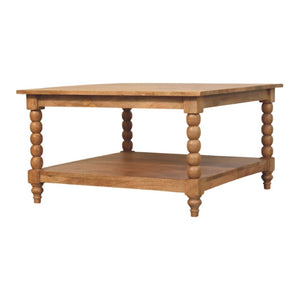 English Elm Solid Mango Wood Round Coffee Table Woven Rattan Bohemian Living Room Accent Teak B182P391935