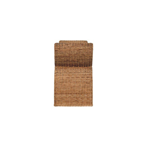 English Elm Rattan Weave Boucle Upholstered Bench with Solid Wood Frame for Bedroom Entryway B182P447434