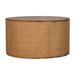 English Elm Artisan Furniture Handcrafted Solid Wood Round Coffee Table Mid-century Living Room B182P447435