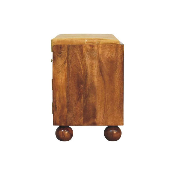 English Elm Solid Wood Handcrafted Entryway Bench with Built-in Shoe Storage for Mudrooms B182P490951