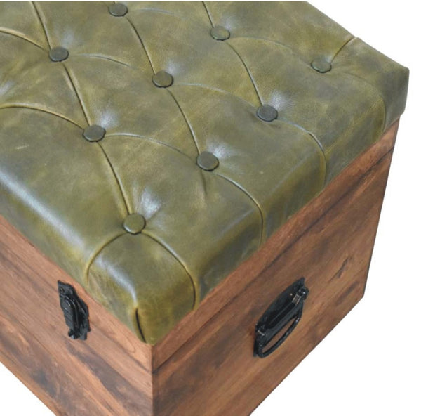 English Elm Solid Wood Handcrafted Storage Bench with Lift Top for Entryway or Bedroom Accent B182P490954