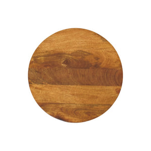 English Elm Solid Wood Handcrafted Round Spindle Leg Side Table for Living Room or Bedroom B182P490959