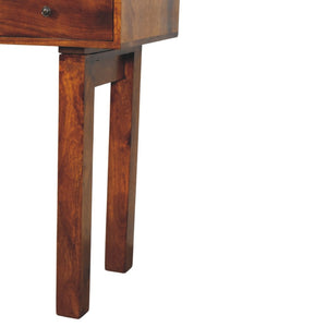 English Elm Tula Solid Mango Wood Writing Desk with Drawer Handcrafted for Home Office Use B182P510077