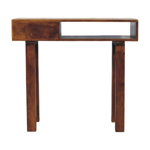 English Elm Tula Solid Mango Wood Writing Desk with Drawer Handcrafted for Home Office Use B182P510077