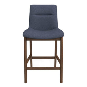 English Elm Jayden Mid-Century Faux Leather Counter Stools Set of 2 for Kitchen Island Bar B183P201823