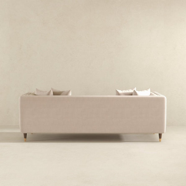 English Elm Edward Channel-tufted Velvet Sofa Mid-century Modern Comfort for Any Living Room B183P231289