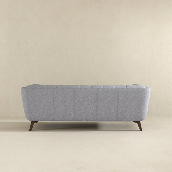 English Elm Addison Mid-century Modern Linen Blend Sofa with Tapered Legs for Living Room B183P231293