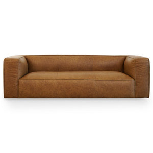 English Elm Colton Genuine Leather Sofa with High Density Foam for Living Room or Urban Loft B183P231837