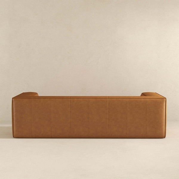 English Elm Colton Genuine Leather Sofa with High Density Foam for Living Room or Urban Loft B183P231837
