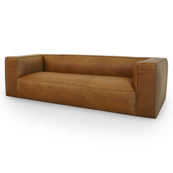 English Elm Colton Genuine Leather Sofa with High Density Foam for Living Room or Urban Loft B183P231837