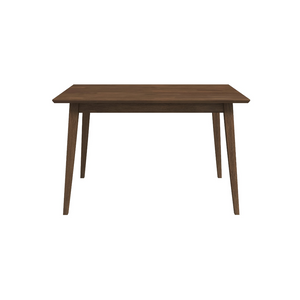 English Elm Levi Solid Wood Rectangular Dining Table Seats 4 with Beveled Edges for Modern Spaces B183P231875