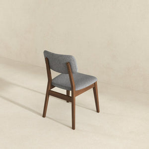 English Elm Carlos Mid-century Velvet Dining Chairs Retro Splayed Legs Solid Wood Set of Two B183P231923