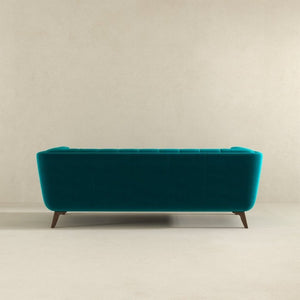 English Elm Addison Mid-Century Modern Velvet Sofa with High Density Foam for Living Rooms B183P232052