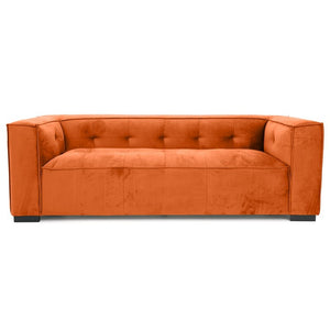 English Elm Johnston Velvet Biscuit Tufted Sofa with Wide Arms for a Bold Living Room B183P582314