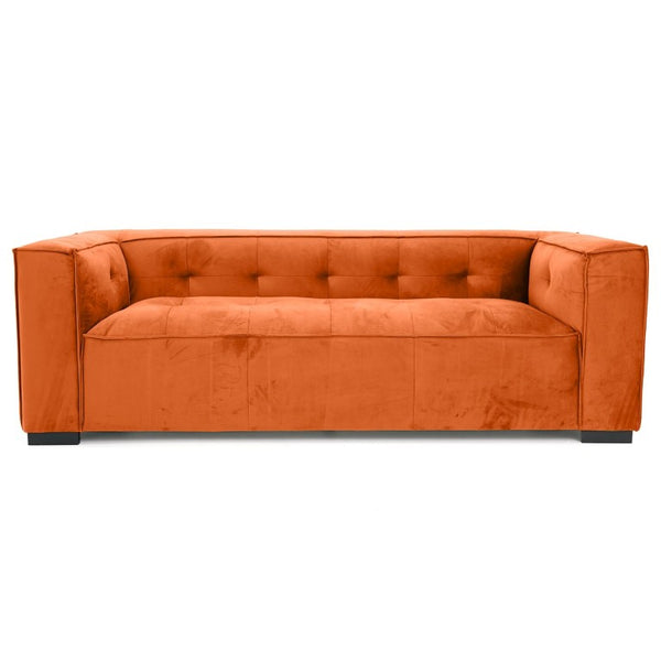 English Elm Johnston Velvet Biscuit Tufted Sofa with Wide Arms for a Bold Living Room B183P582314