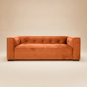 English Elm Johnston Velvet Biscuit Tufted Sofa with Wide Arms for a Bold Living Room B183P582314