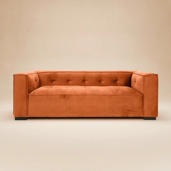 English Elm Johnston Velvet Biscuit Tufted Sofa with Wide Arms for a Bold Living Room B183P582314