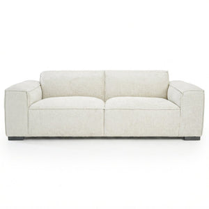 English Elm Woodley Japandi Boucle Sofa Textured Looped Upholstery for Minimalist Living Rooms B183P582320